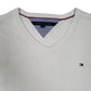 Mens White Tommy Hilfiger  Crewneck Jumper