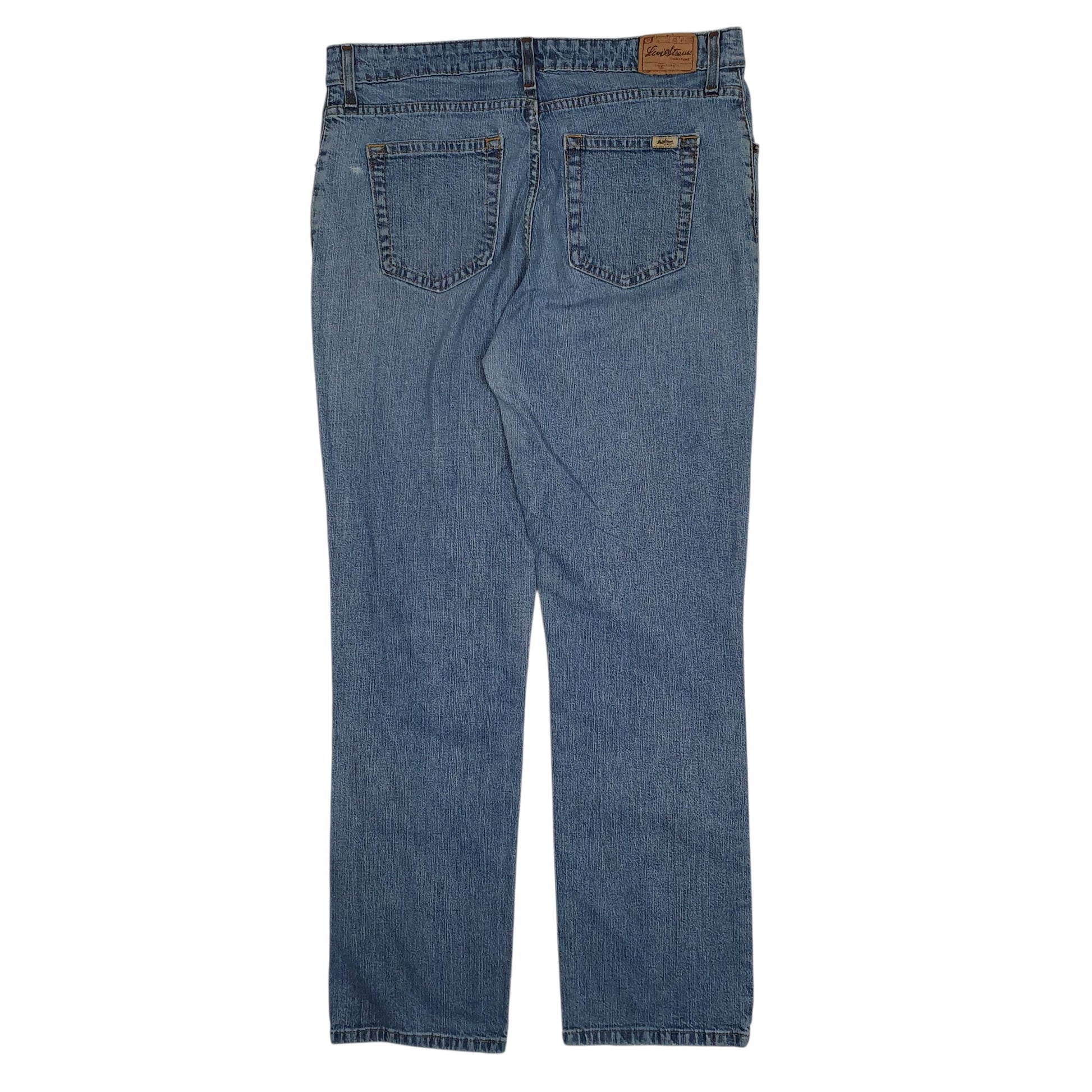 Womens Blue Levis Mid Rise  Jeans