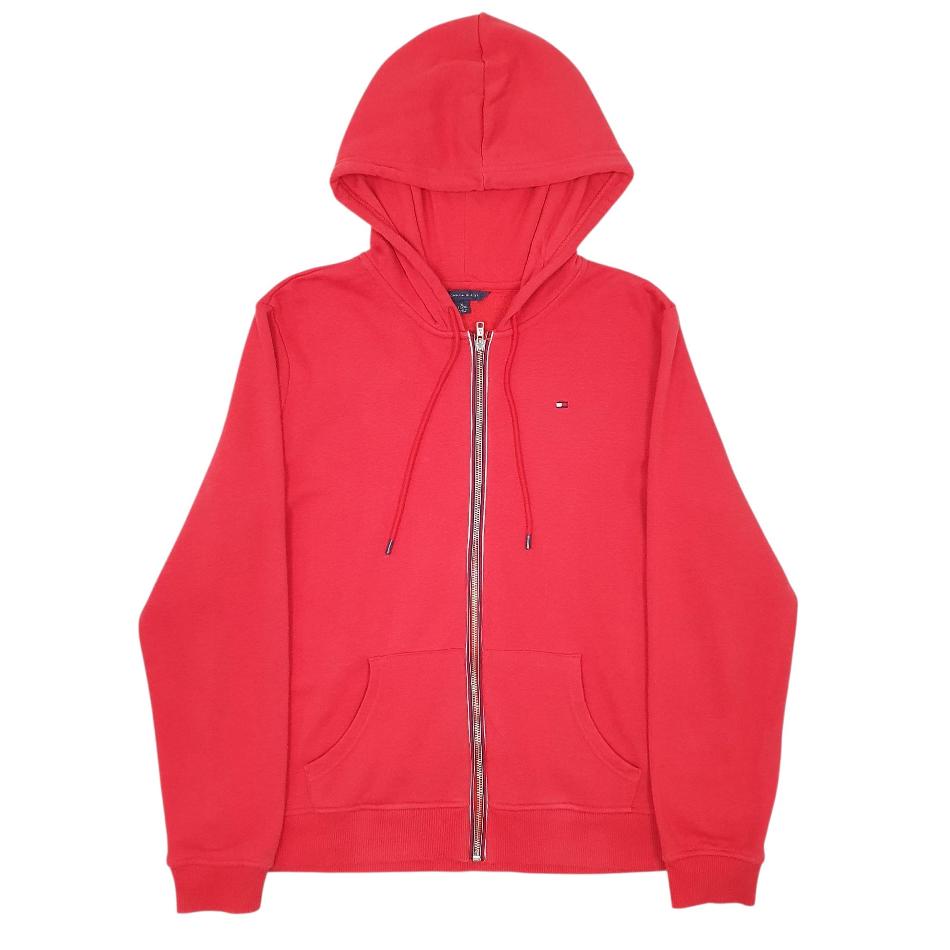 Womens Red Tommy Hilfiger  Full Zip Jumper