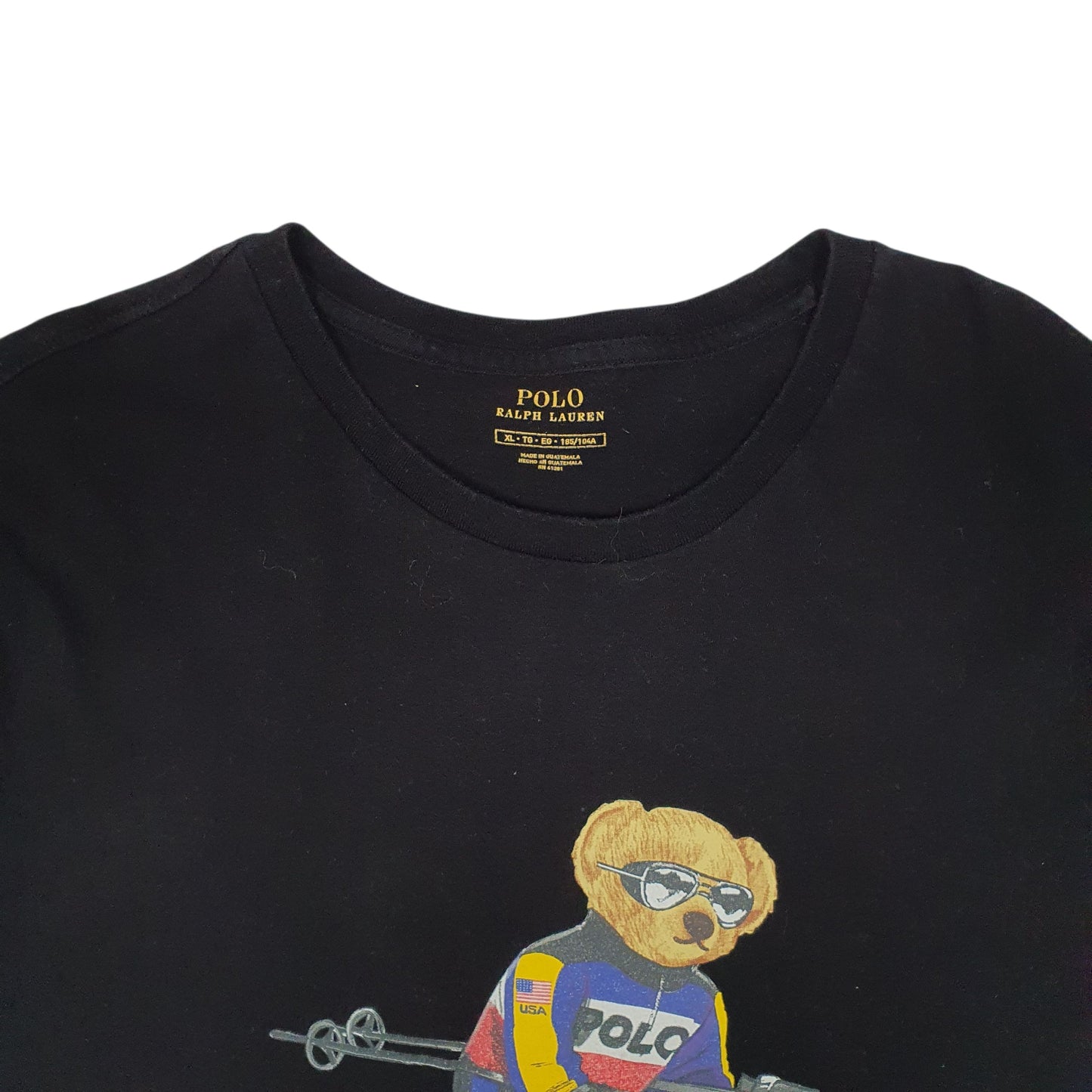 Mens Black Polo Ralph Lauren   T Shirt