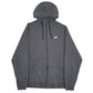 Mens Grey Nike  Full Zip Jumper