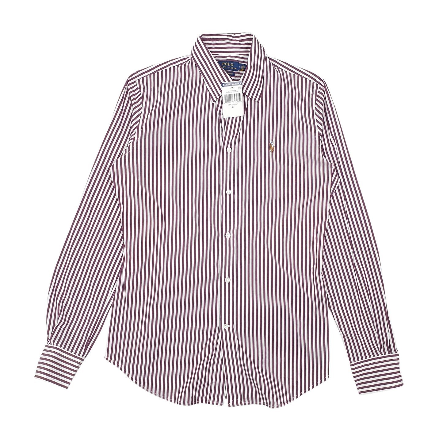 Womens White Polo Ralph Lauren  Long Sleeve Shirt