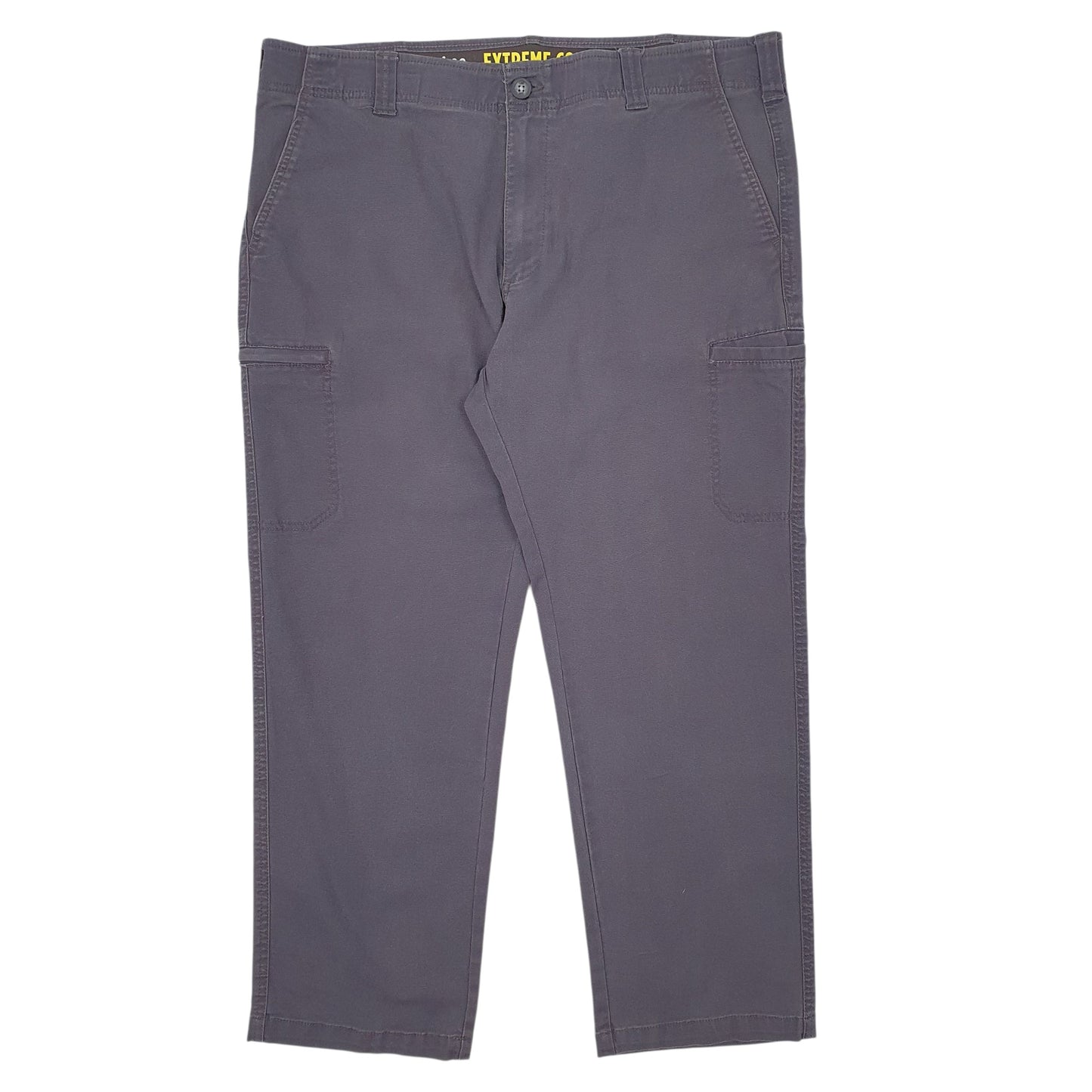 Mens Grey Lee Extreme Comfort Cargo Trousers