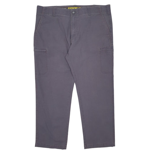 Mens Grey Lee Extreme Comfort Cargo Trousers