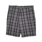 Mens Grey Dickies Check  Shorts