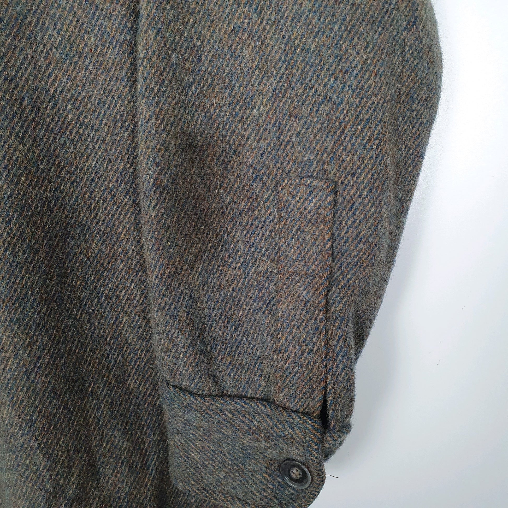 Mens Grey Woolrich Vintage 1980s Thick  Shirt