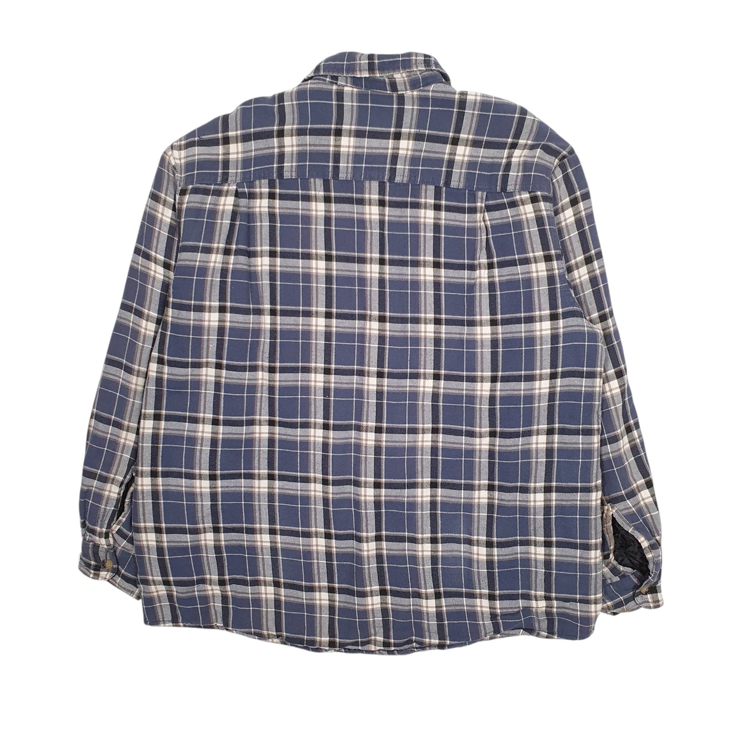 Mens Blue Wrangler Sherpa Lined  Coat