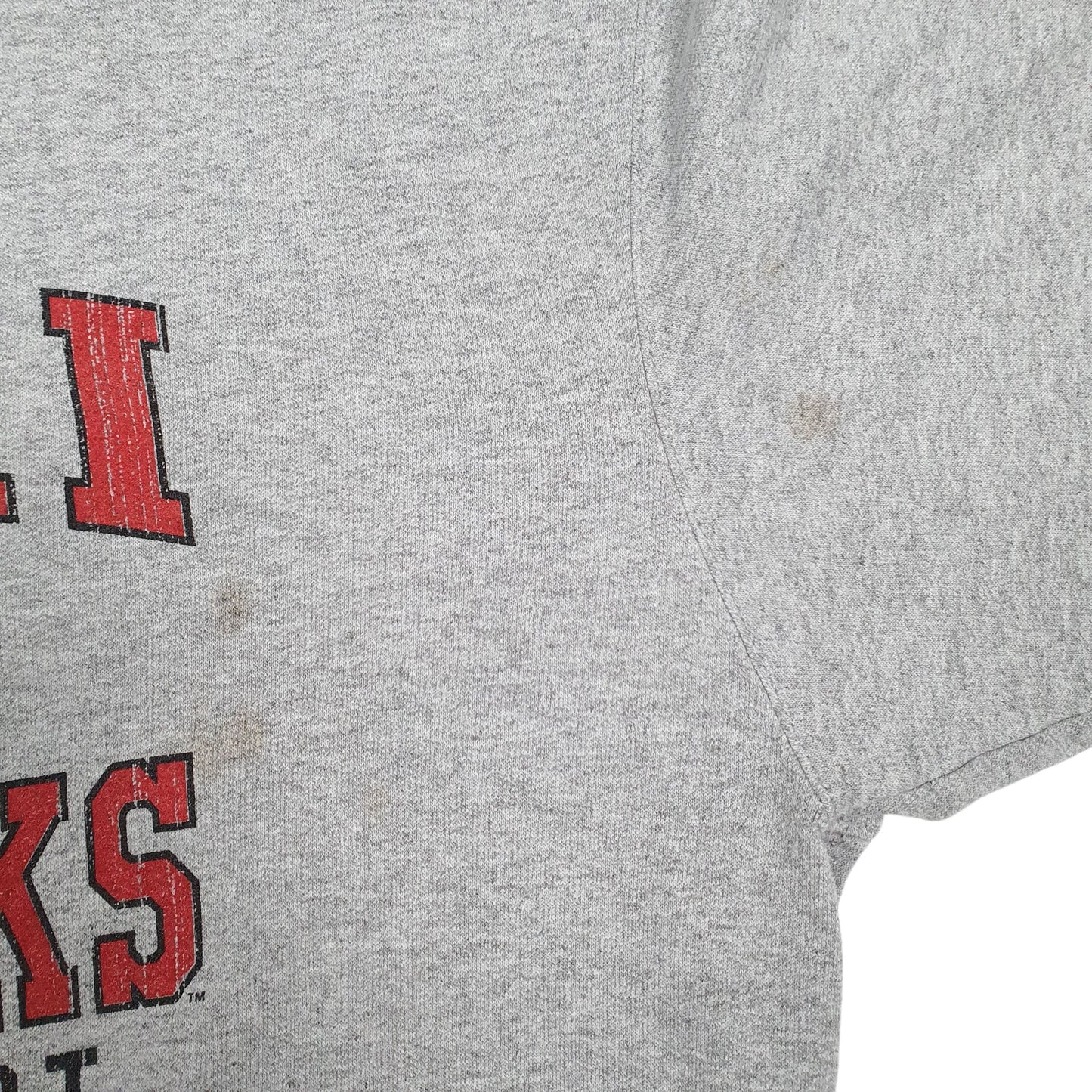 Mens Grey Champion Miami Redhawks Full Zip Jumper