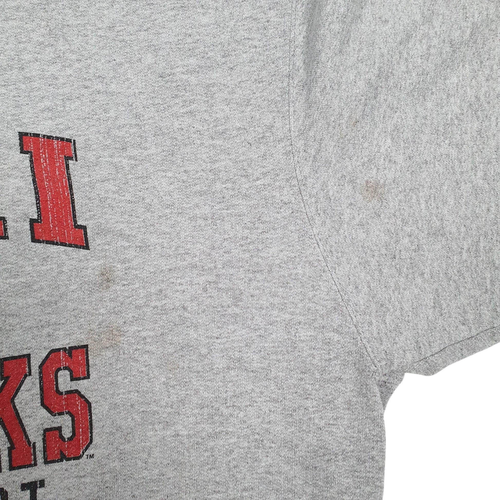 Mens Grey Champion Miami Redhawks Full Zip Jumper