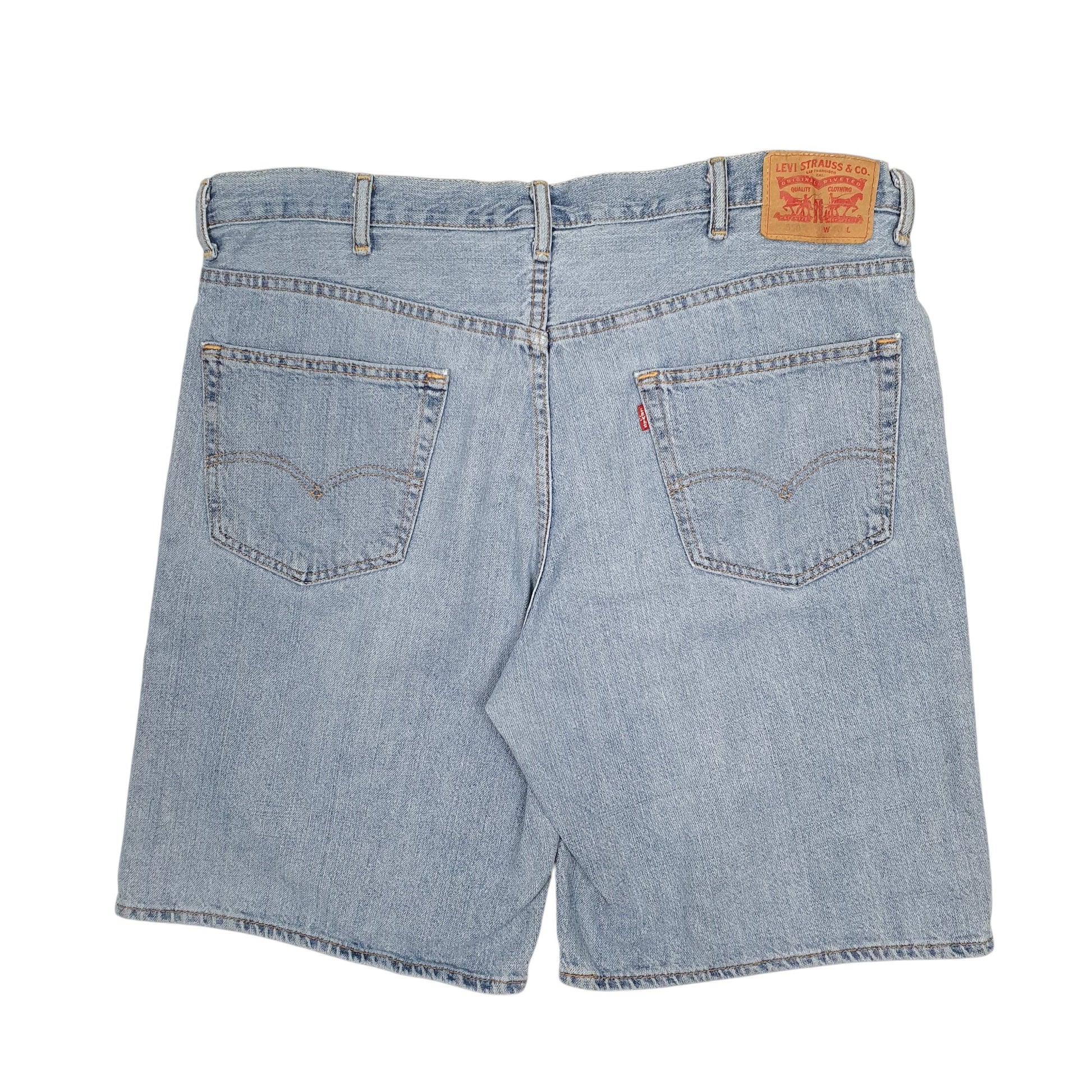 Mens Blue Levis 550  Shorts