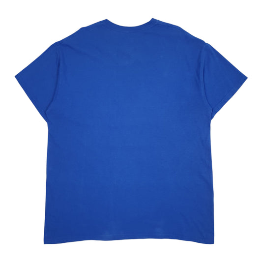 Mens Blue Gildan   T Shirt