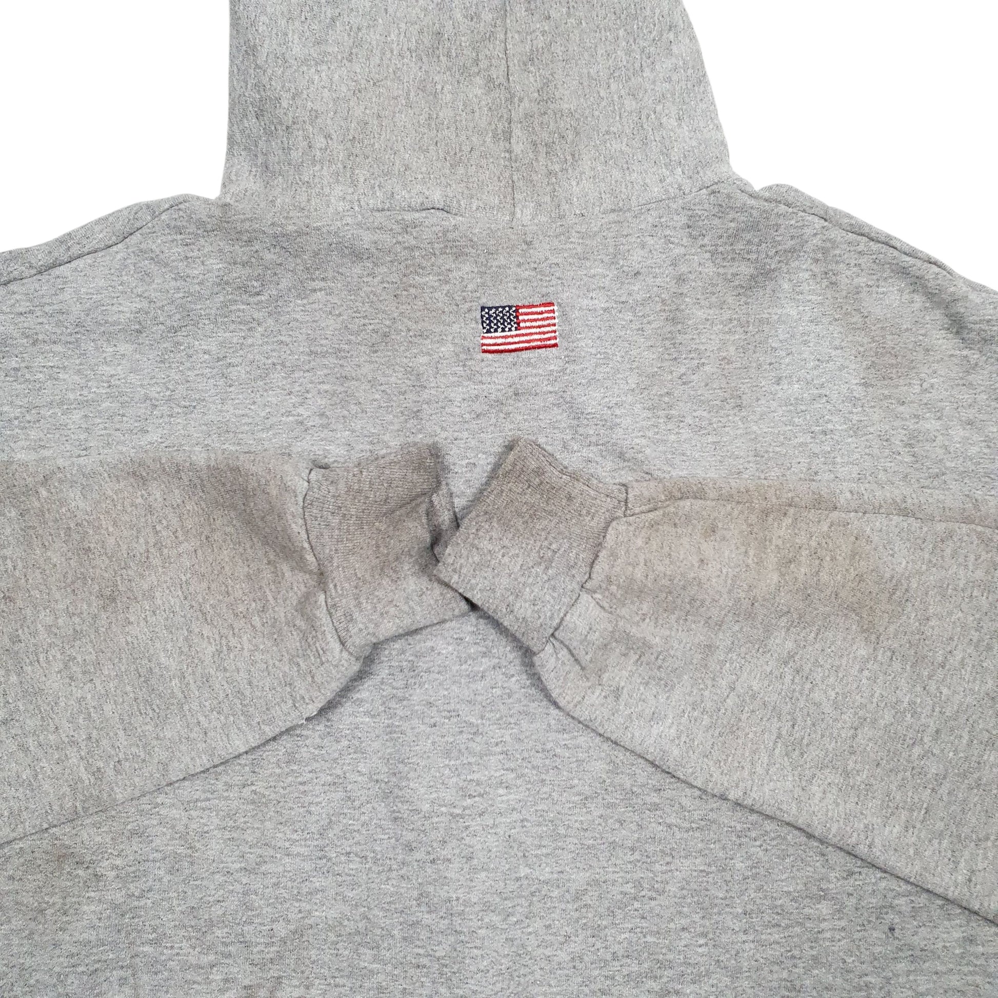 Mens Grey Champion Lafayette Lumber Hoodie Jumper