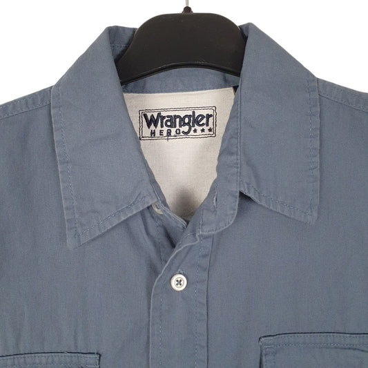 Mens Blue Wrangler Hero  Shirt