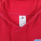 Mens Red Adidas FC Bayern Hoodie Jumper