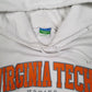 Mens White Champion Virginia Tech Hokies Hoodie Jumper