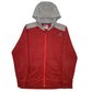 Mens Red Adidas Climawarm Full Zip Jumper