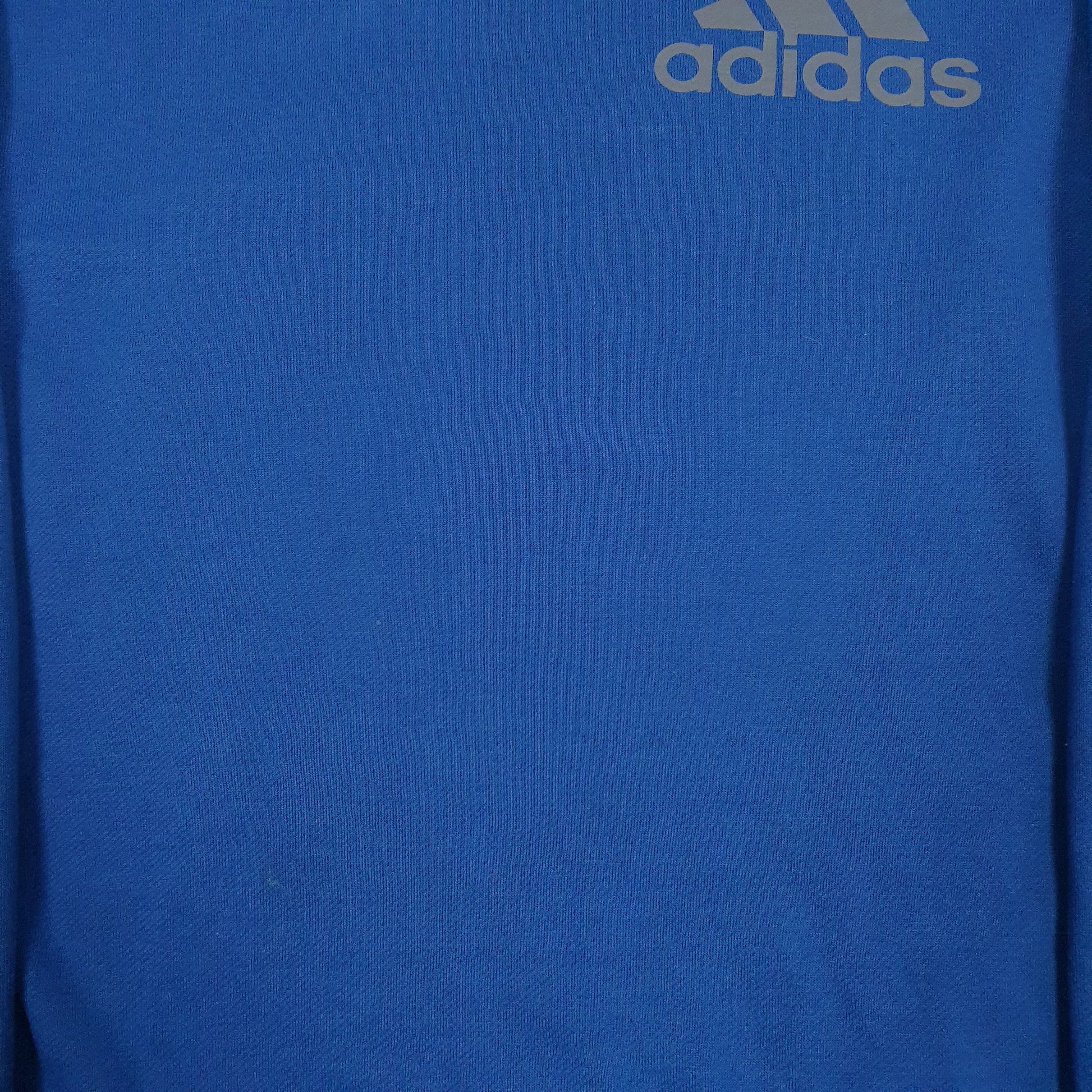 Mens Blue Adidas Climalite Crewneck Jumper