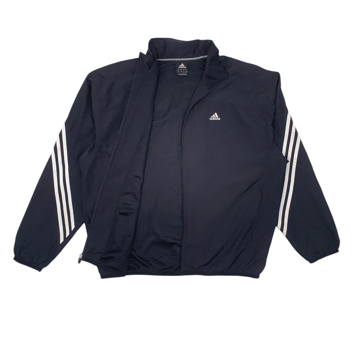 Mens Black Adidas  Hoodie Coat