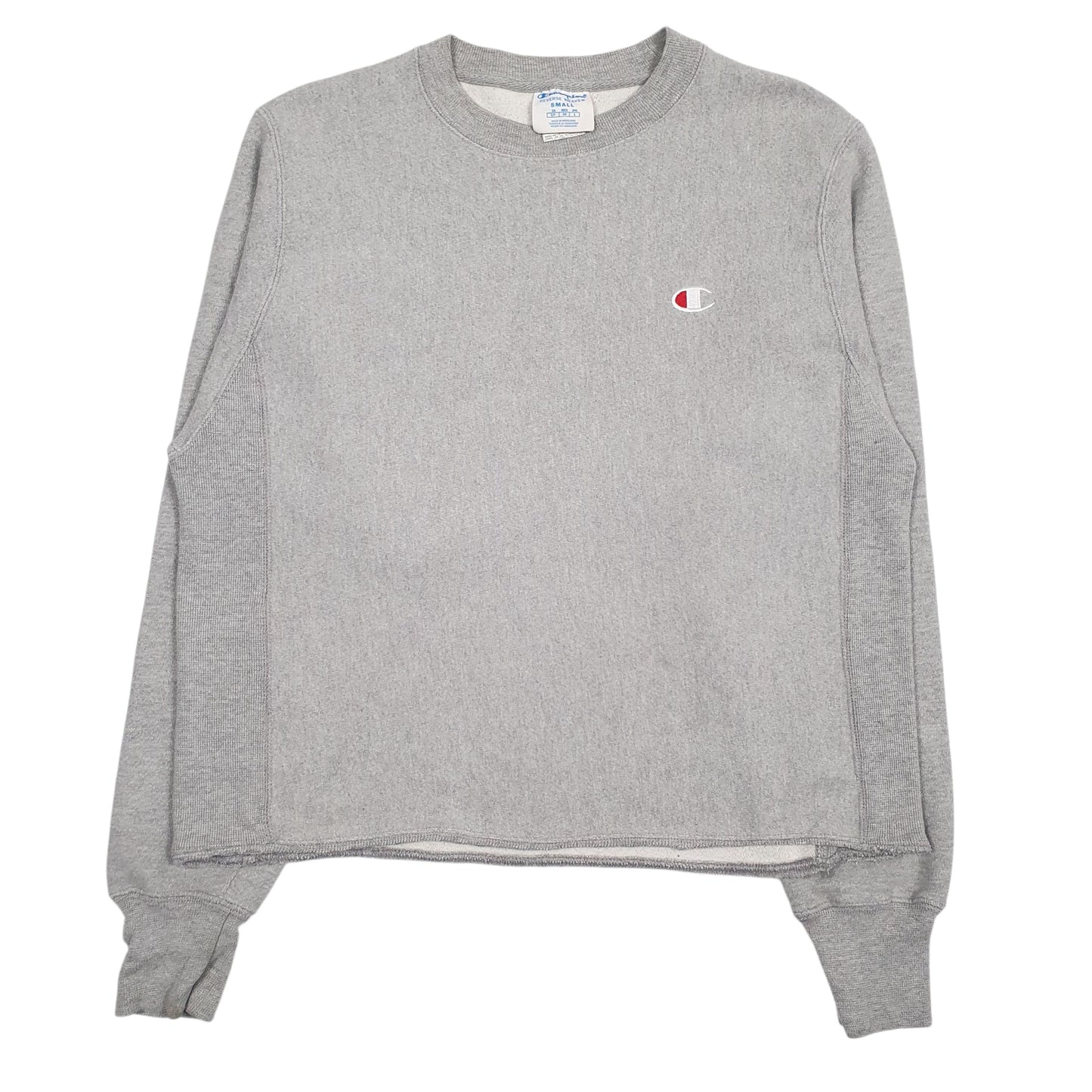 Womens Grey Champion Reverse Weave Crewneck Jumper