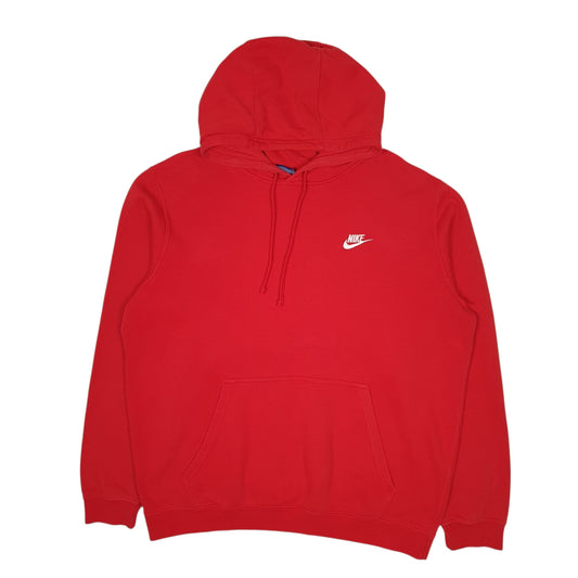 Mens Red Nike  Hoodie Jumper
