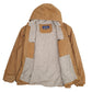 Mens Tan Bass Creek Active Hoodie  Coat