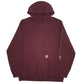Mens Burgundy Carhartt  Hoodie Jumper