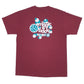Mens Burgundy Port & Company   T Shirt