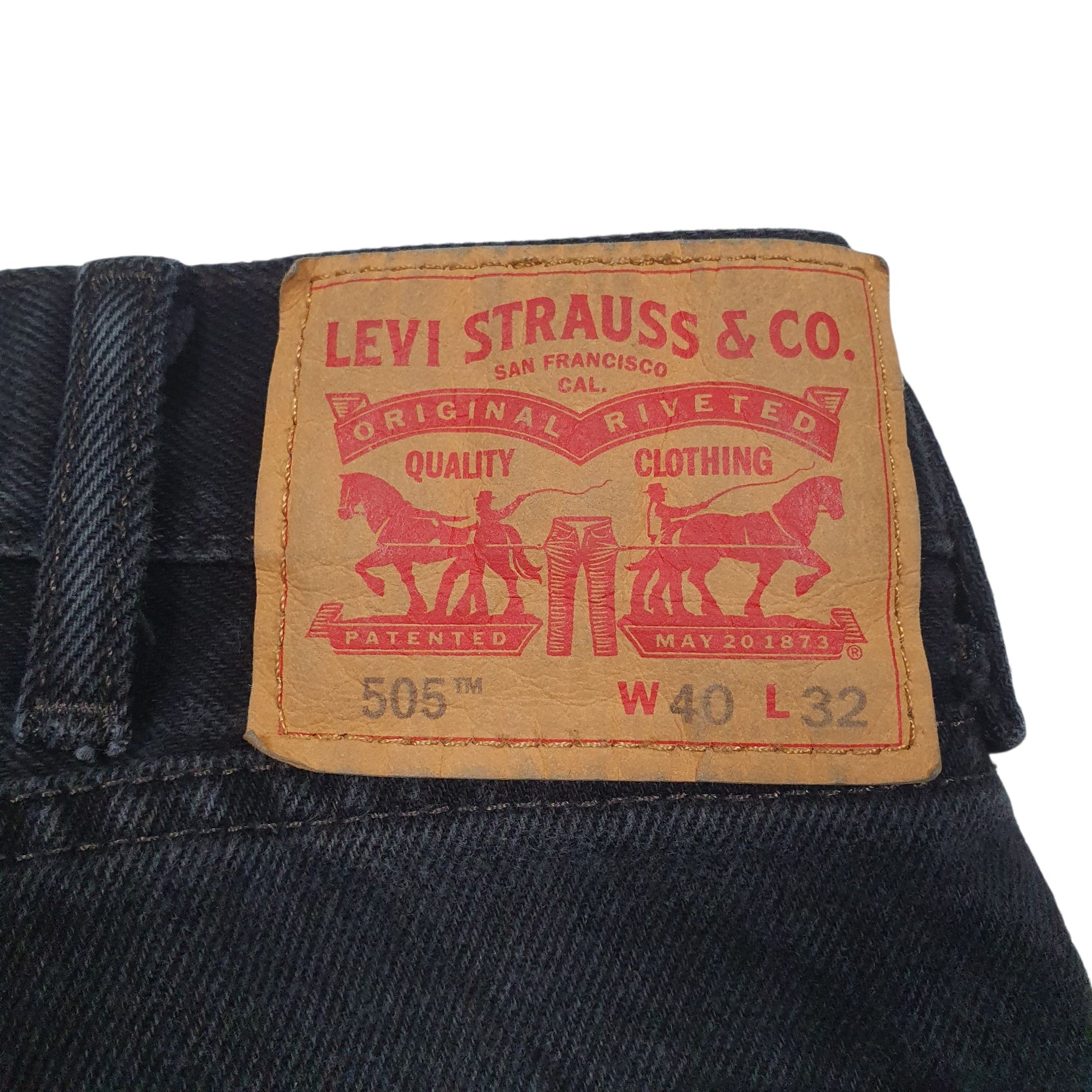 Mens Black Levis   Jeans