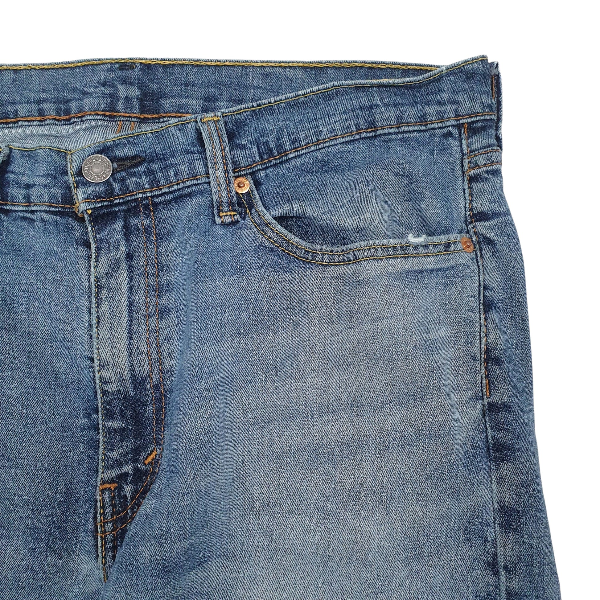 Mens Blue Levis  Full Zip Jeans