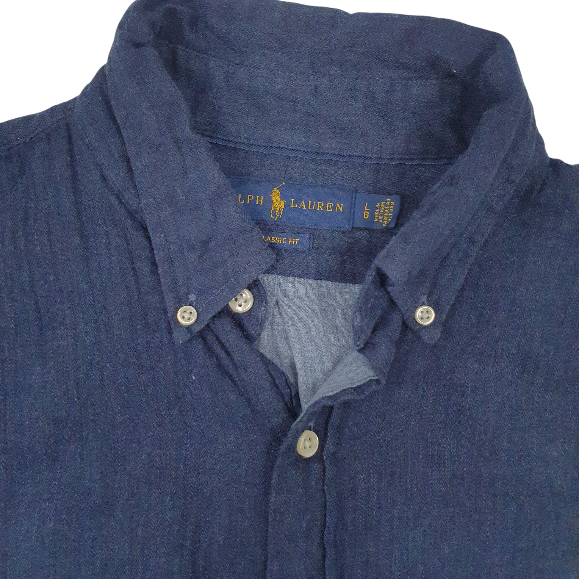 Mens Navy Ralph Lauren  V Neck Shirt