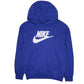 Mens Blue Nike  Hoodie Jumper