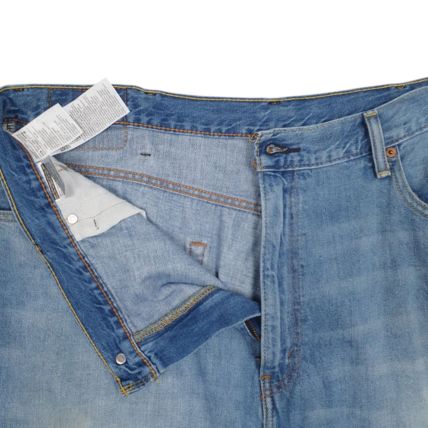 Mens Blue Levis 569 Hoodie Shorts