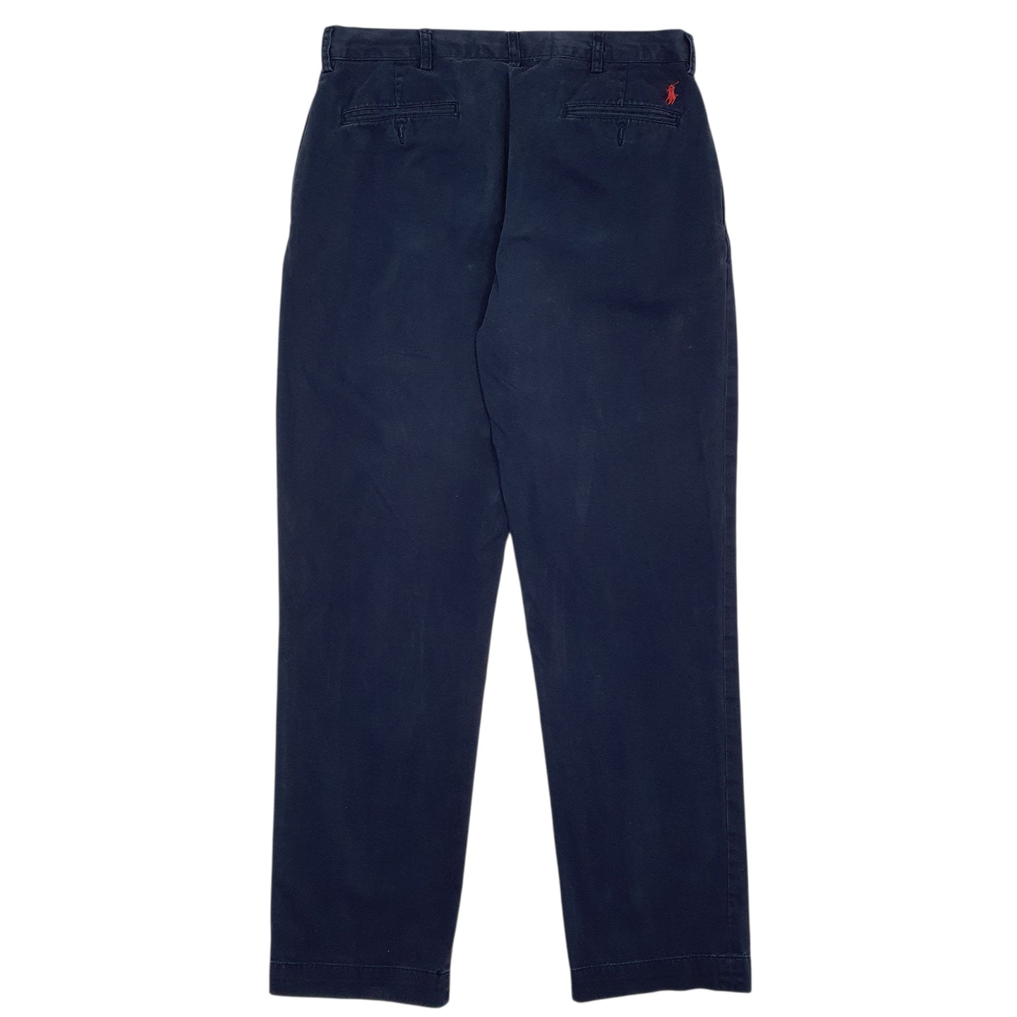 Mens Navy Polo Ralph Lauren Ethan Pant Pleated  Trousers
