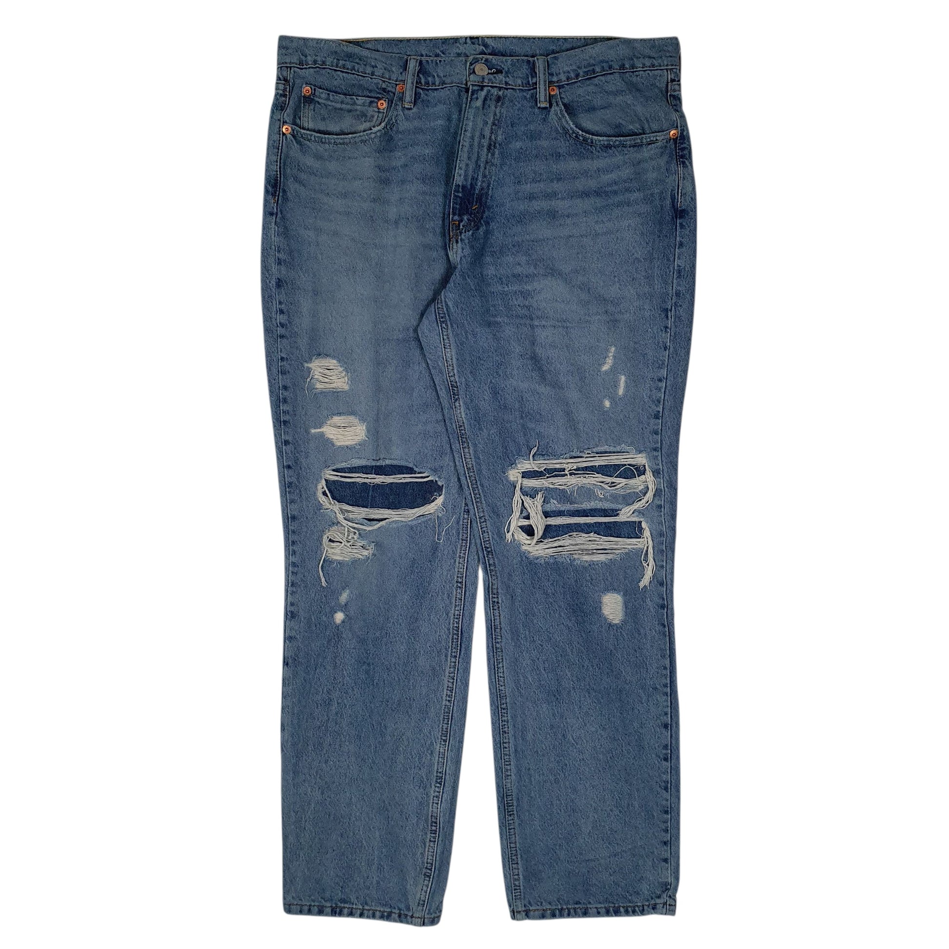 Mens Blue Levis Ripped 541 JeansW36 L32