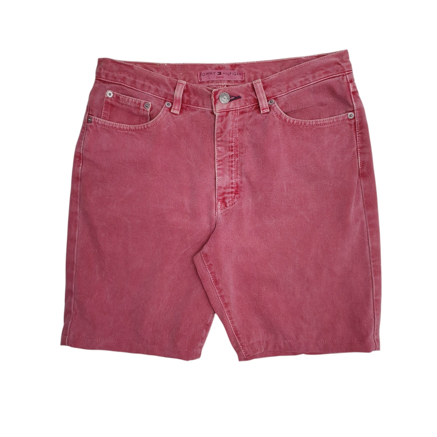 Mens Pink Tommy Hilfiger  Denim Shorts