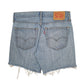 Mens Blue Levis 527 Cut Off  Shorts