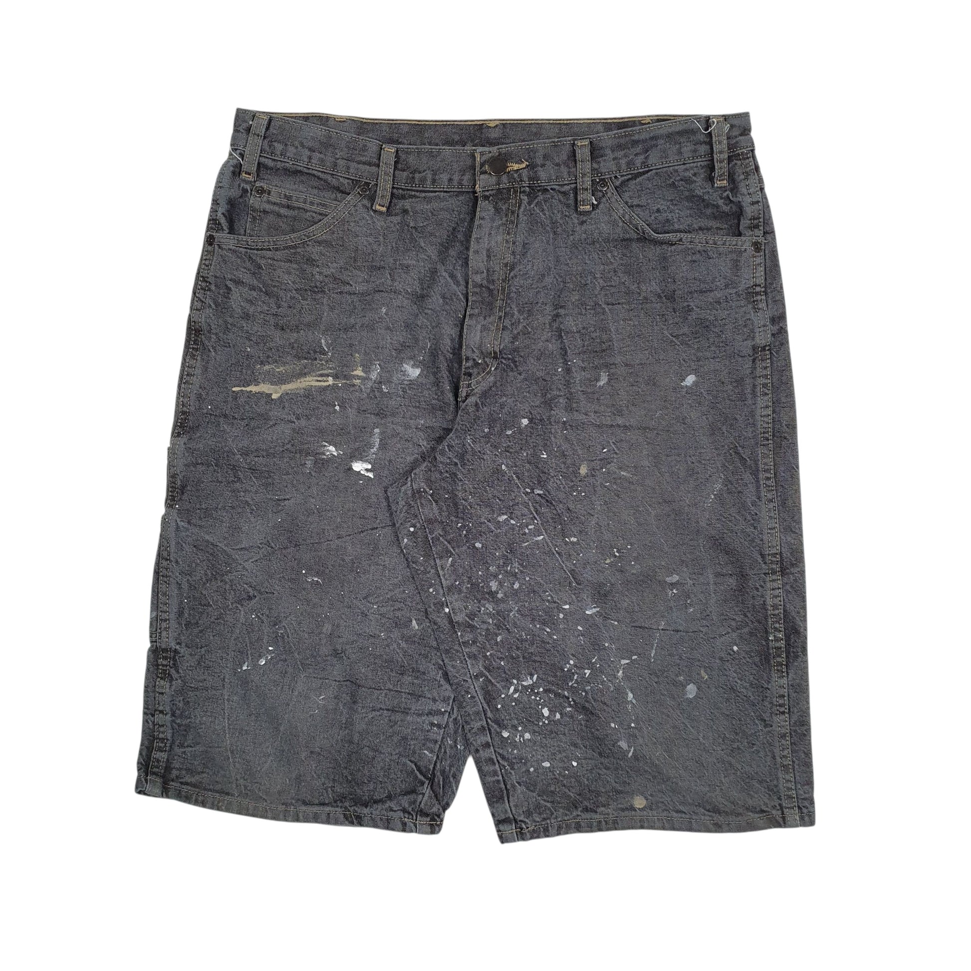 Mens Grey Dickies Carpenter Denim Shorts