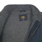 Mens Black Lee Fleece Lined  Coat