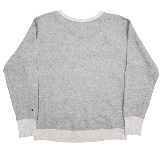Mens Grey Champion  Crewneck Jumper