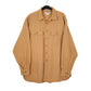 Mens Tan L.L.Bean Chamois Long Sleeve Shirt