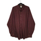 Mens Burgundy L.L.Bean  Long Sleeve Shirt