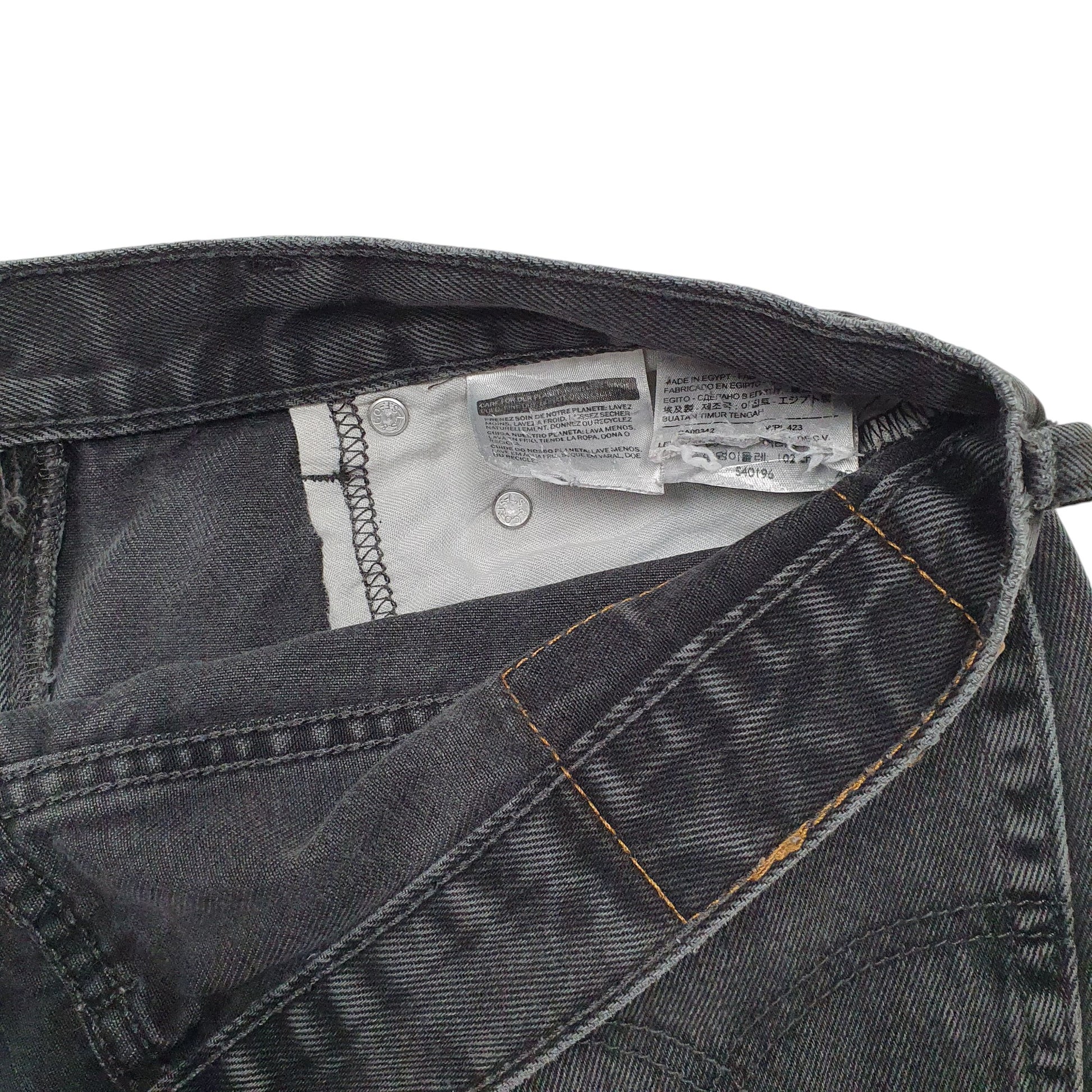 Womens Grey Levis Cut Offs  Shorts