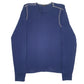 Mens Blue Calvin Klein Lightweight Crewneck Jumper