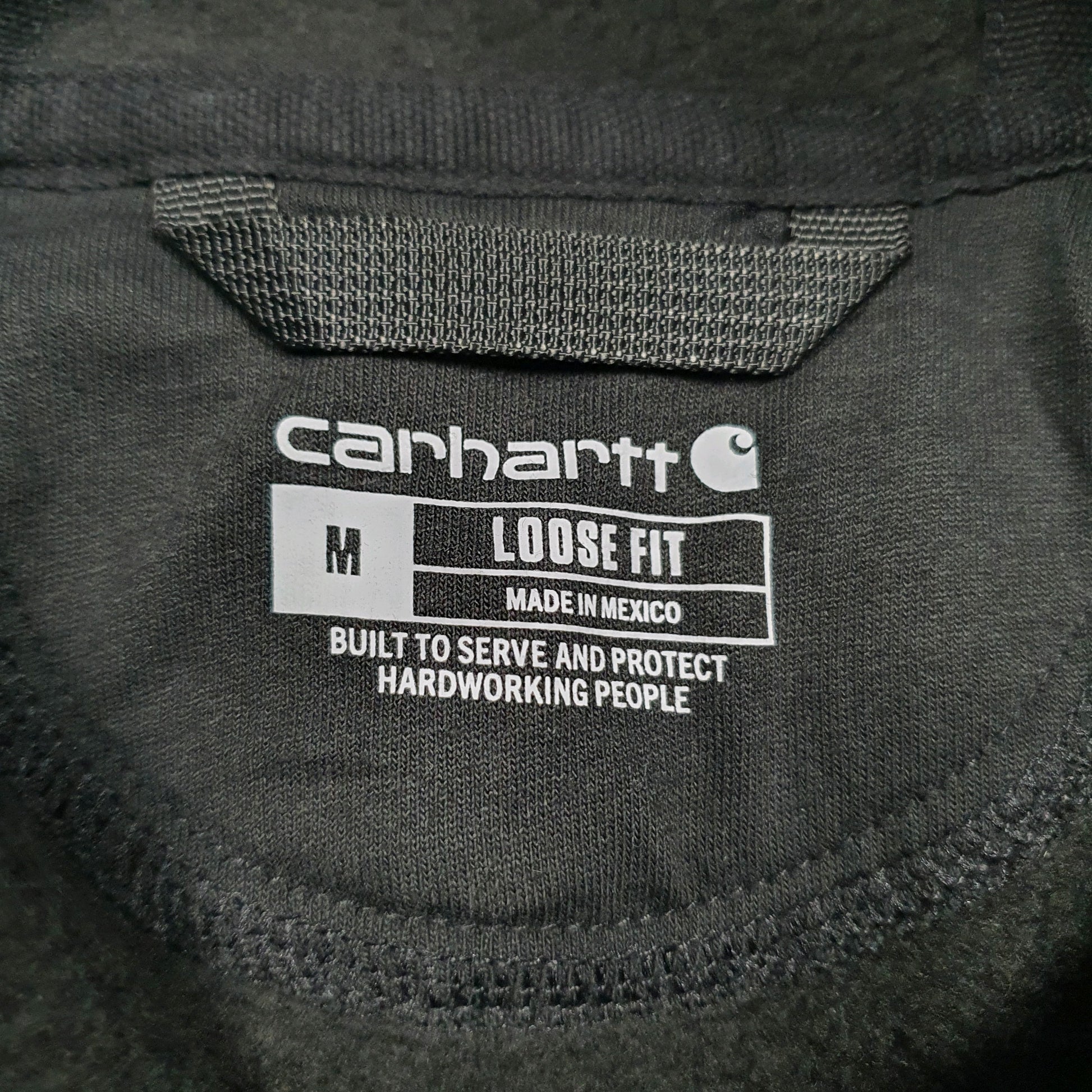 Mens Black Carhartt American Electric Hoodie Jumper