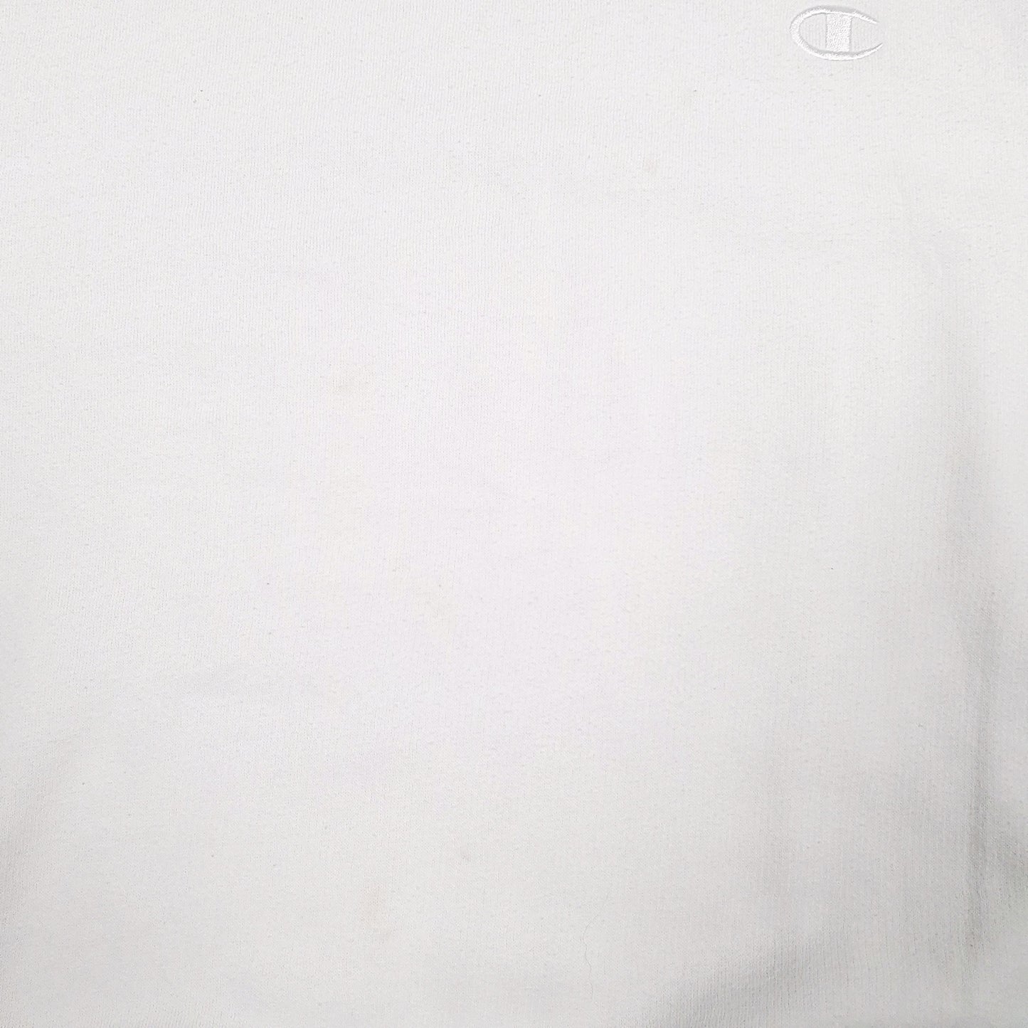 Mens White Champion  Crewneck Jumper