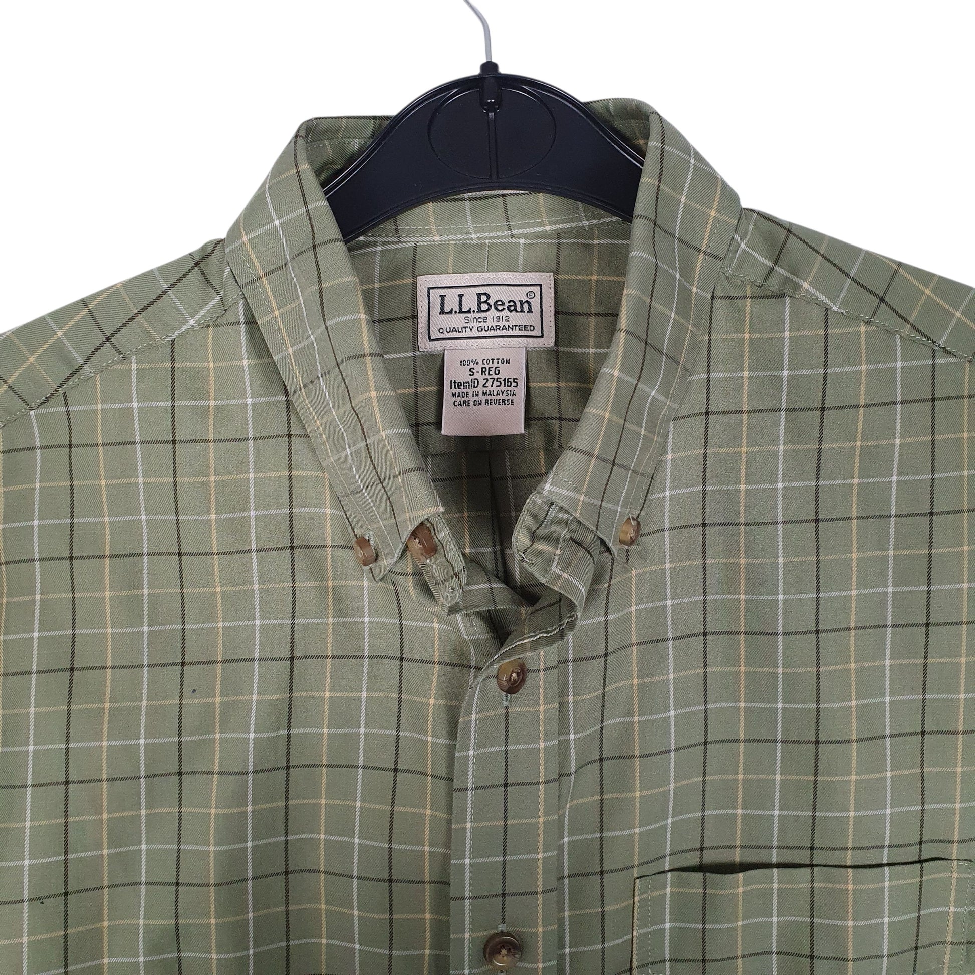 Mens Green L.L.Bean   Shirt