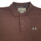Womens Brown Under Armour Heat gear  Polo Shirt
