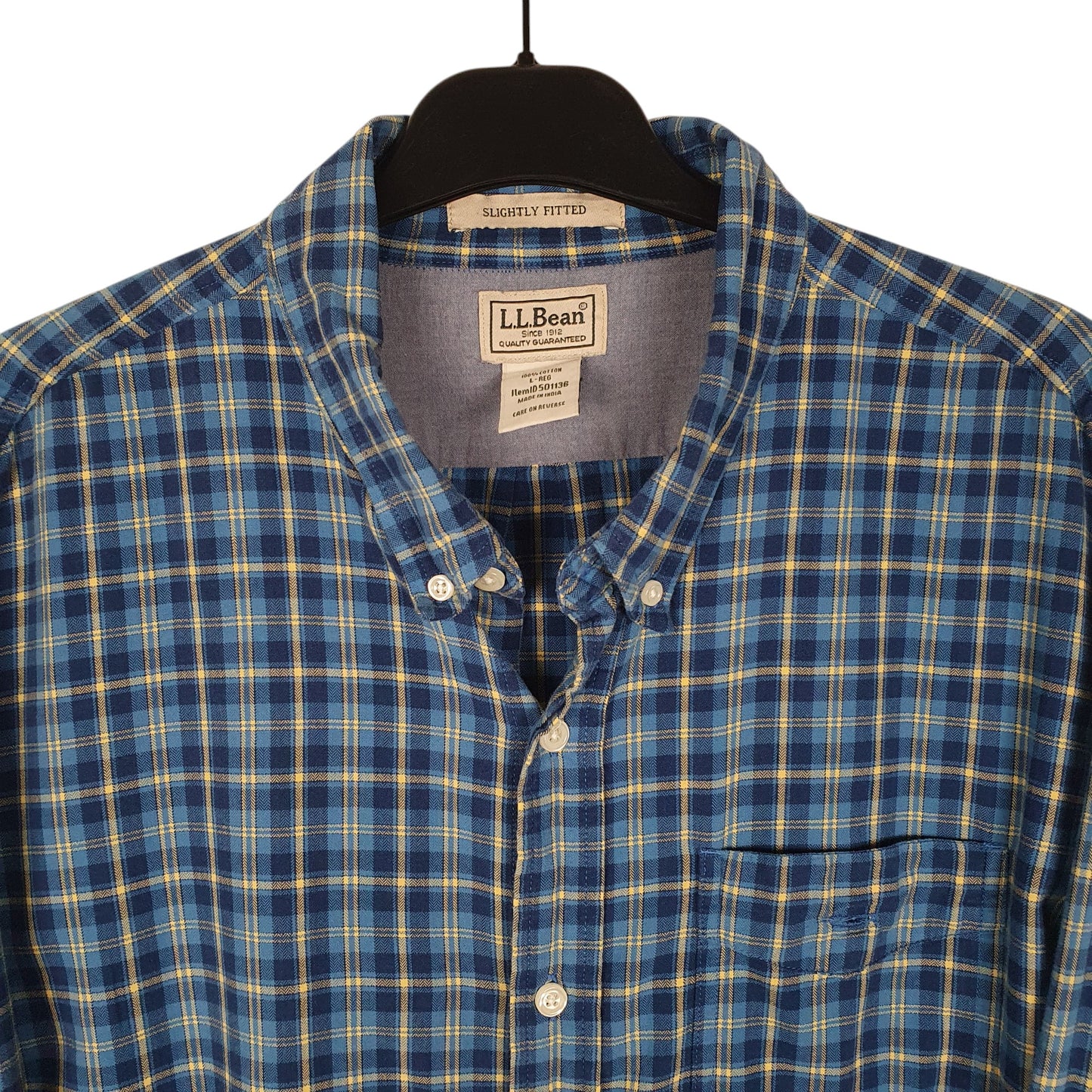 Mens Blue L.L.Bean   Shirt
