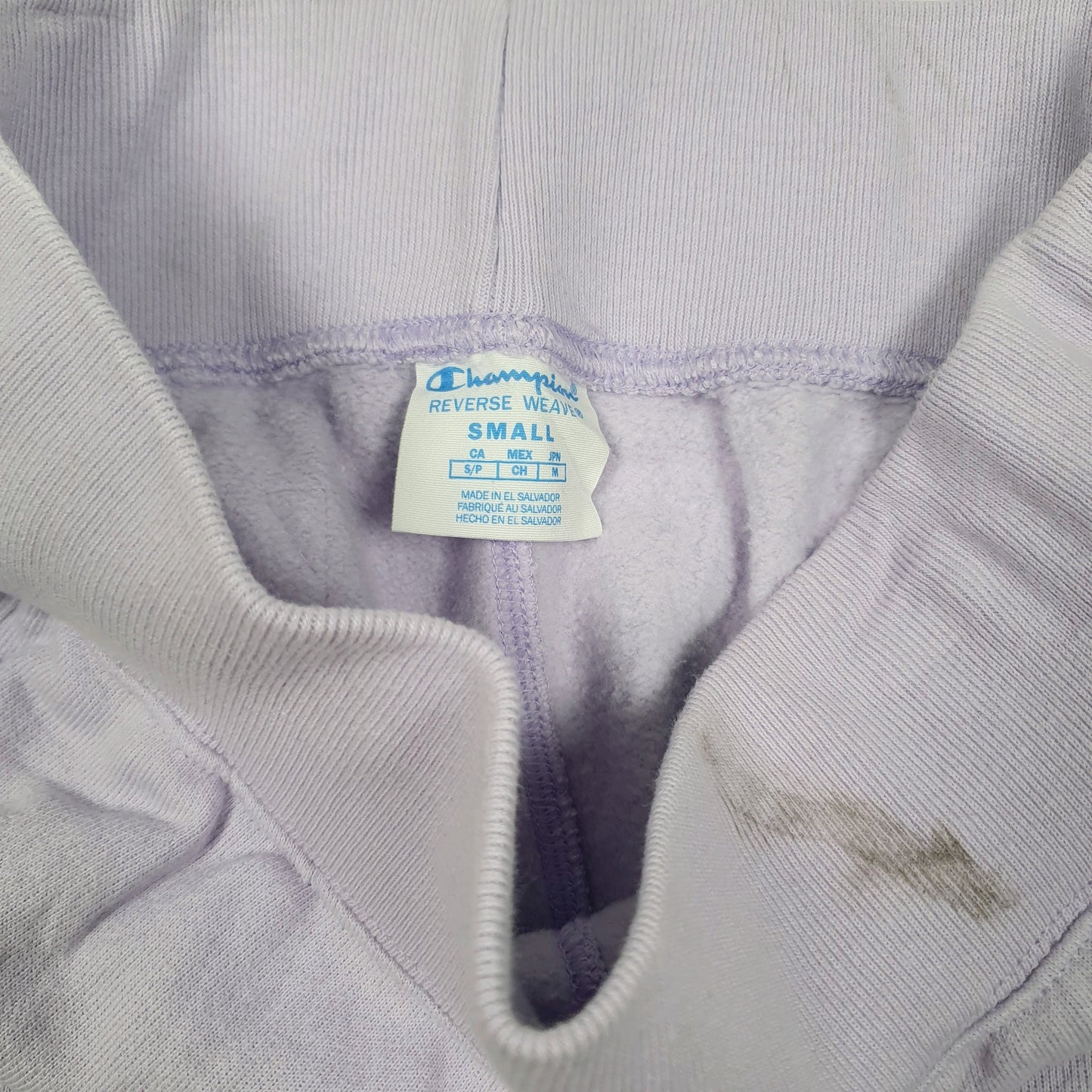 Mens Purple Champion Reverse Weave Hoodie Trousers