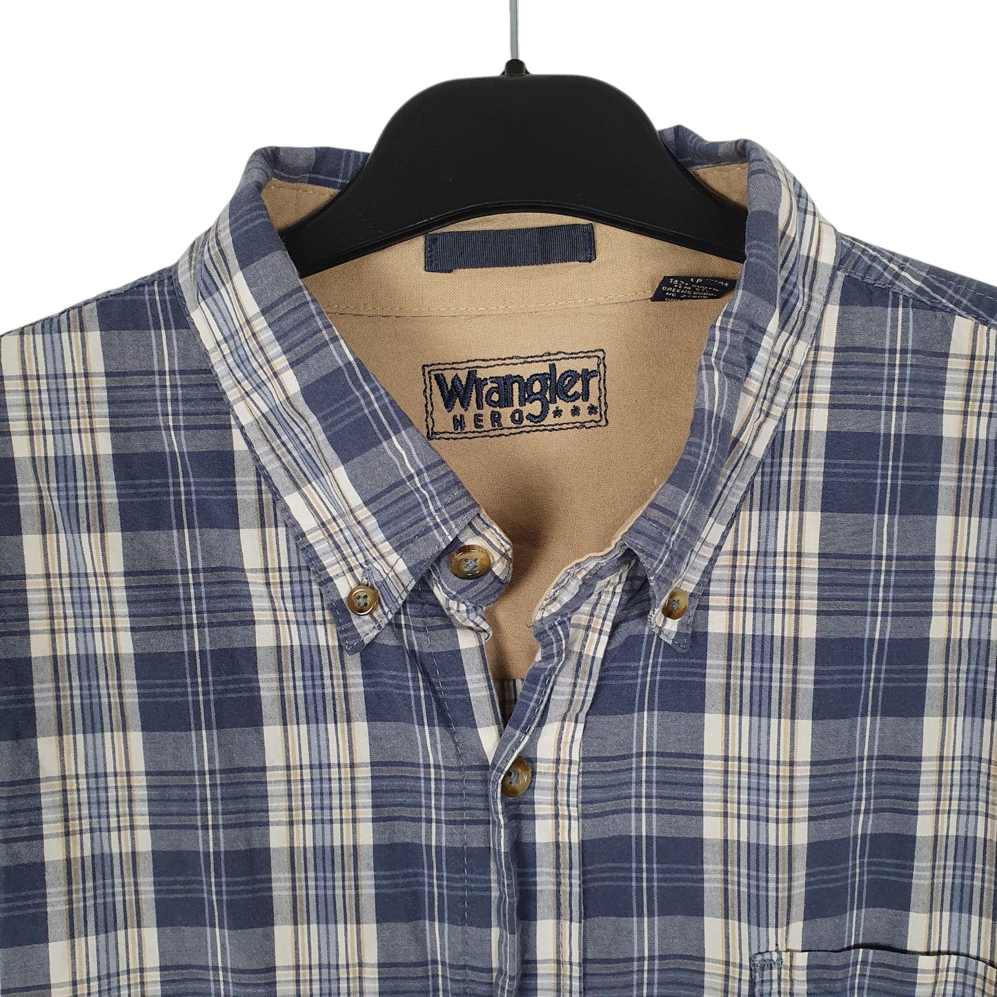 Mens Blue Wrangler   Shirt